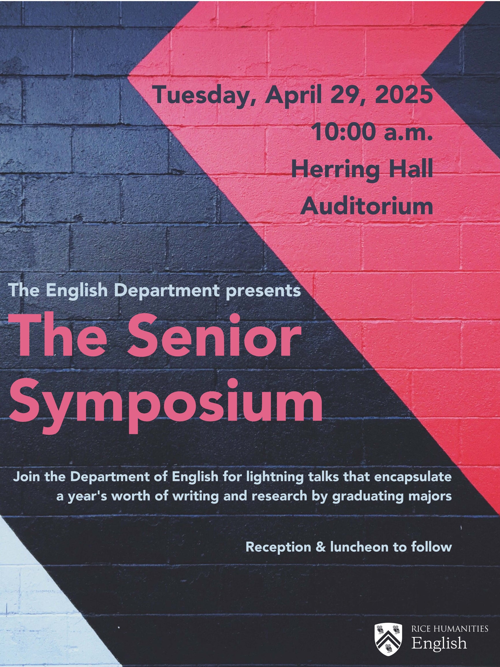 The English Department's 2025 Senior Symposium!